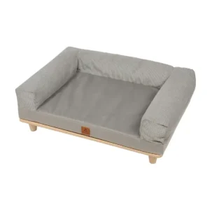 Canapé en bois en velours – SONYA